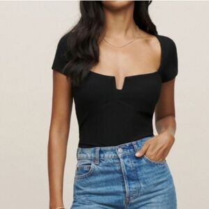 Reformation Nwt Emely Knit Top Size Medium